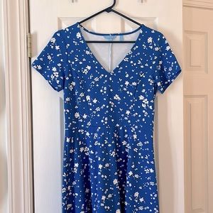 DRAPER JAMES V-Neck Ponte Love Circle Dress—Sz S (NWOT)